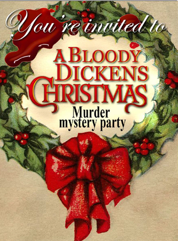 An invitation to a Dickens Murder Mystery Party