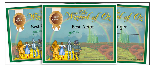 an example of the Oz Murder Mystery Awards