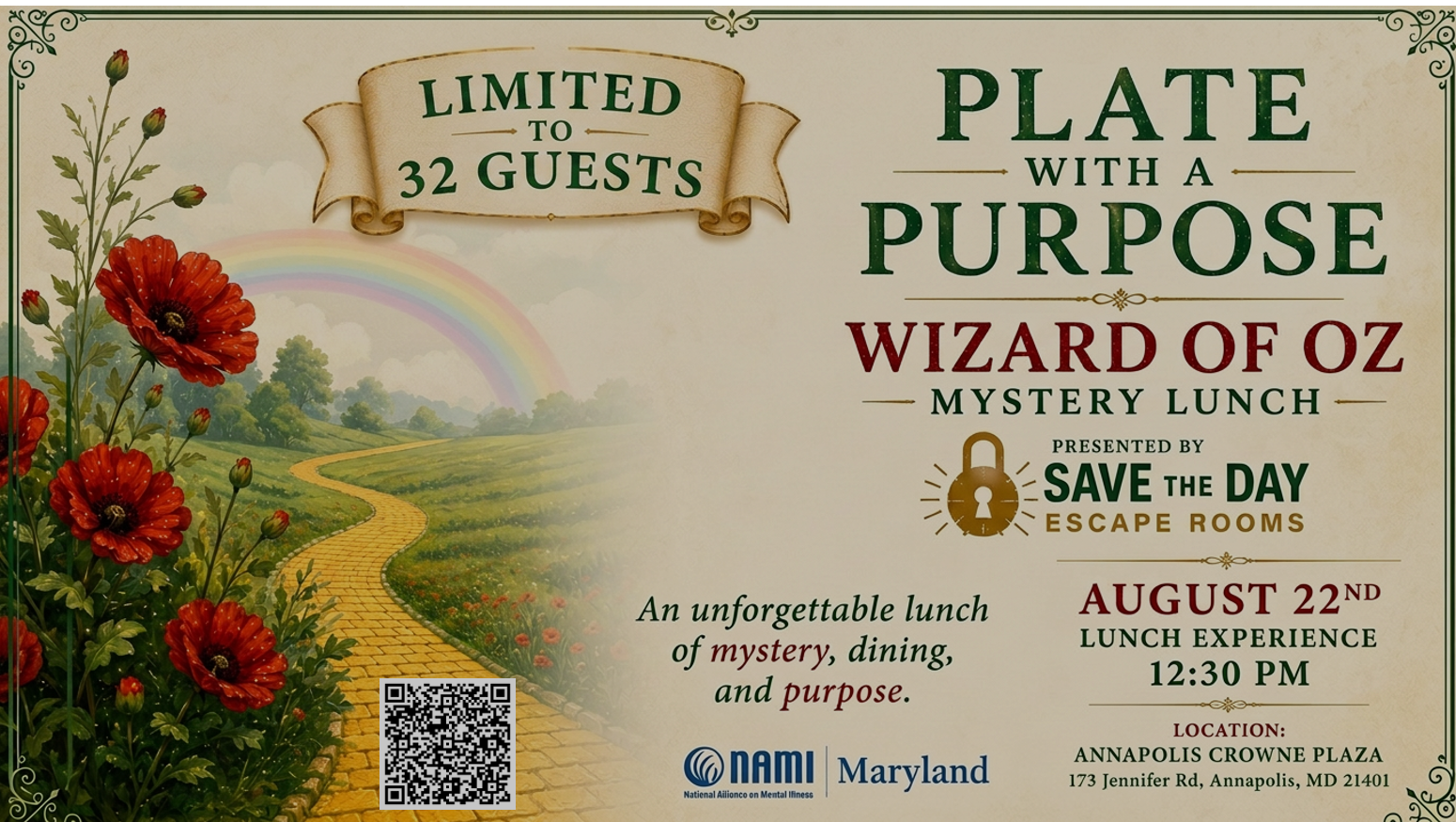 the wizard of oz fundraiser poster