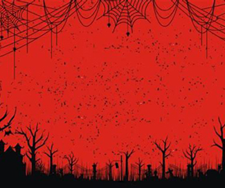 Red and Black Halloween Wallpaper